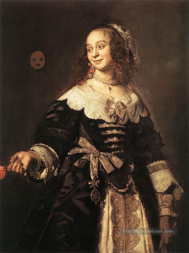 Portrait d’Isabelle Coymans Siècle d’or néerlandais Frans Hals Peintures à l'huile